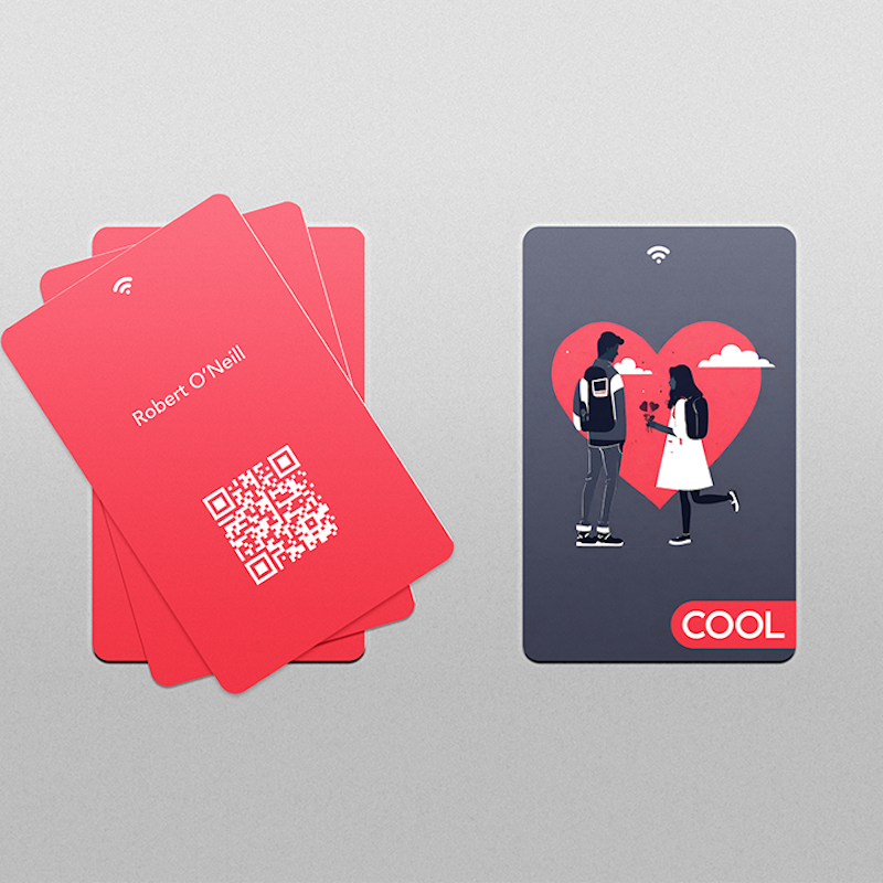 Lovers NFC ve QR Kodlu Cool Dijital Kartvizit 2