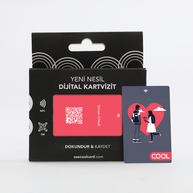 Lovers NFC ve QR Kodlu Cool Dijital Kartvizit 3